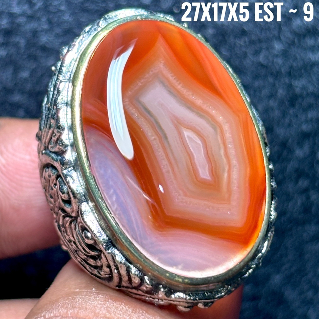 NATURAL BATU AKIK SULAIMAN GINGGANG