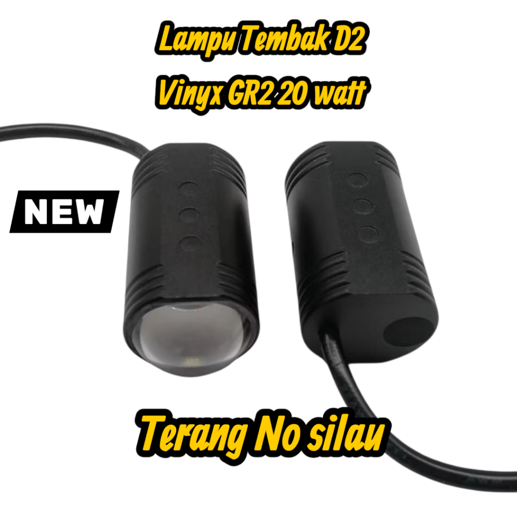 Original Vinyx GR2 D2 Mini Sorot Lampu Tembak Vinyx GR2 Mini Sorot 20 watt