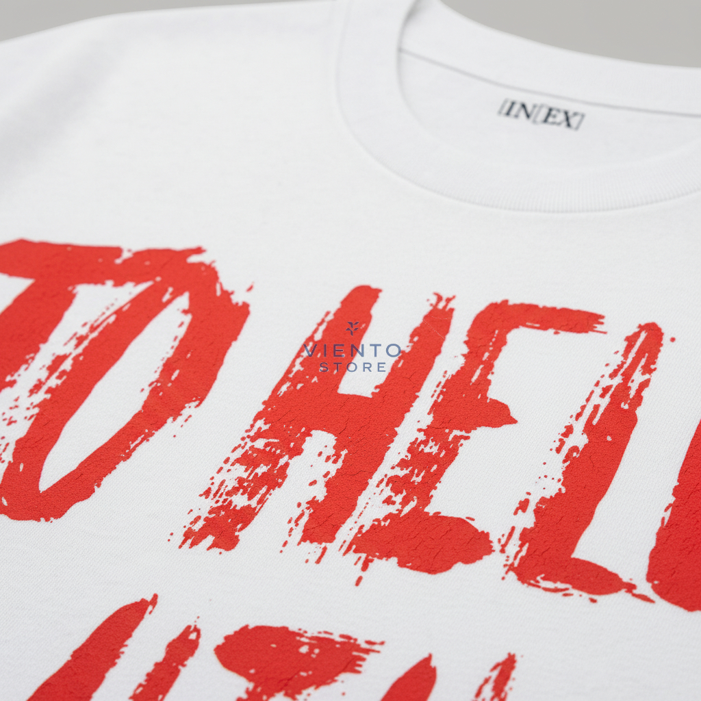 Kaos Distro Pria Wanita  Oversize Katun Combed 20s Lengan Pendek T-shirt Premium Motif Kata Kata