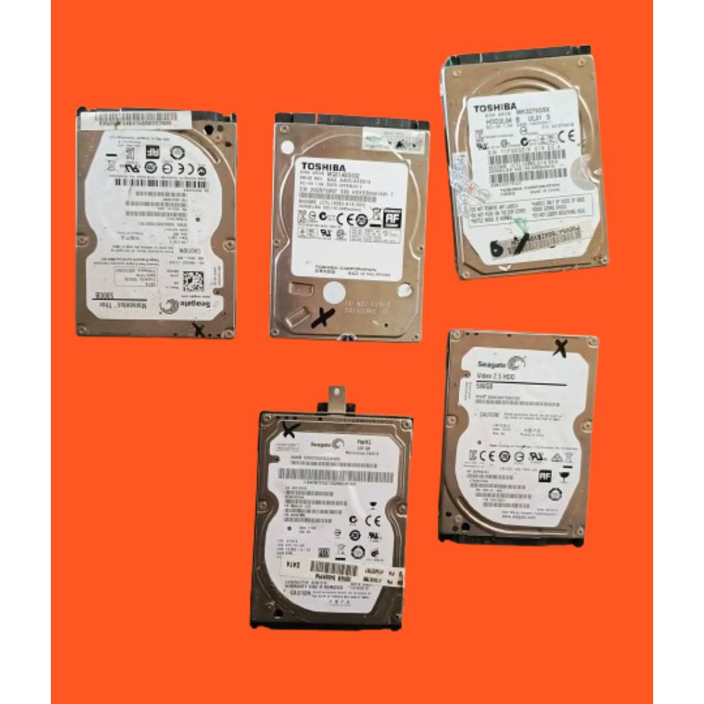 Hdd Harddisk laptop rusak sekrap