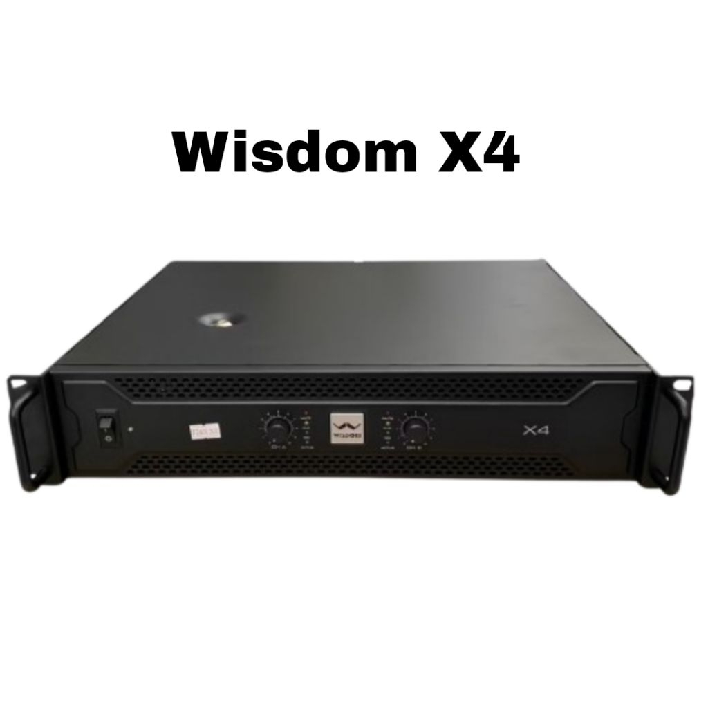 Power Amplifier WISDOM X4. 2 channel Wisdom X4