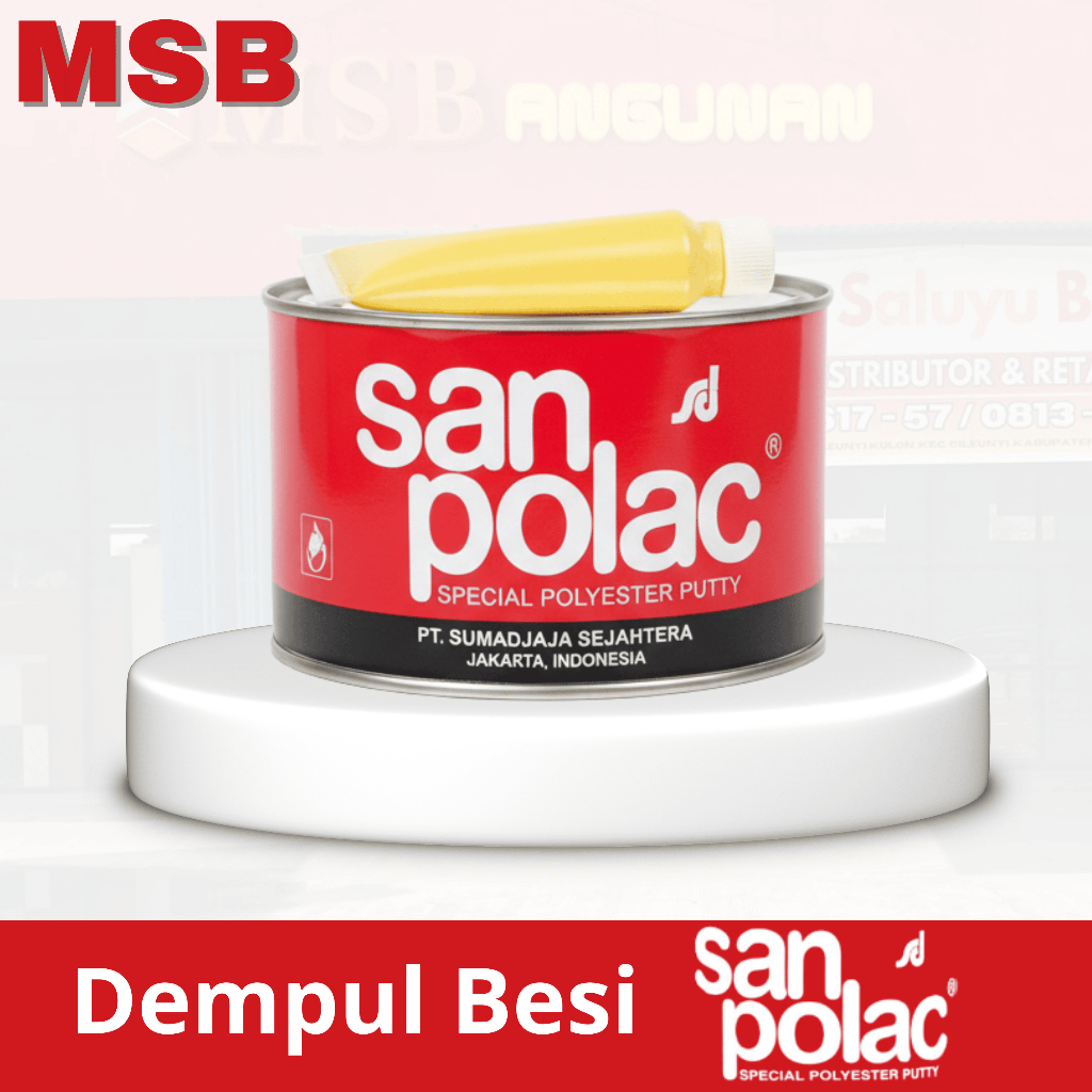 Dempul besi Sanpolac - 1kg
