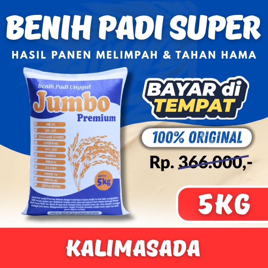 KALIMASADA benih padi unggul kemasan 5kg