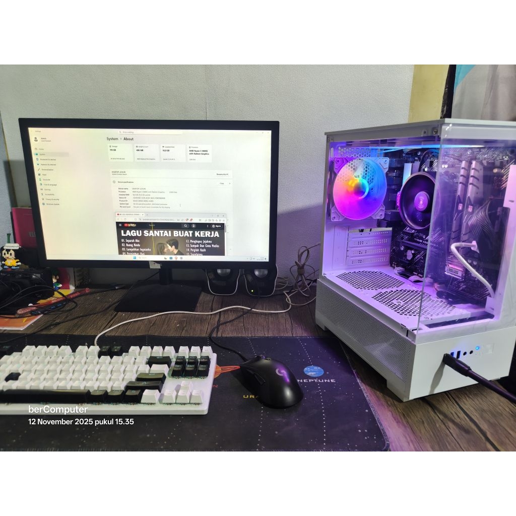 CPU PC GAMING RYZEN  3 3200G RAM 16GB SSD 256GB RX VEGA 8