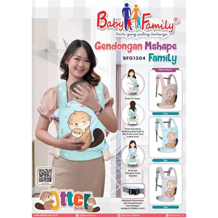 BABY SCOTS GENDONGAN MSHAPE FAMILY OTTER SERIES