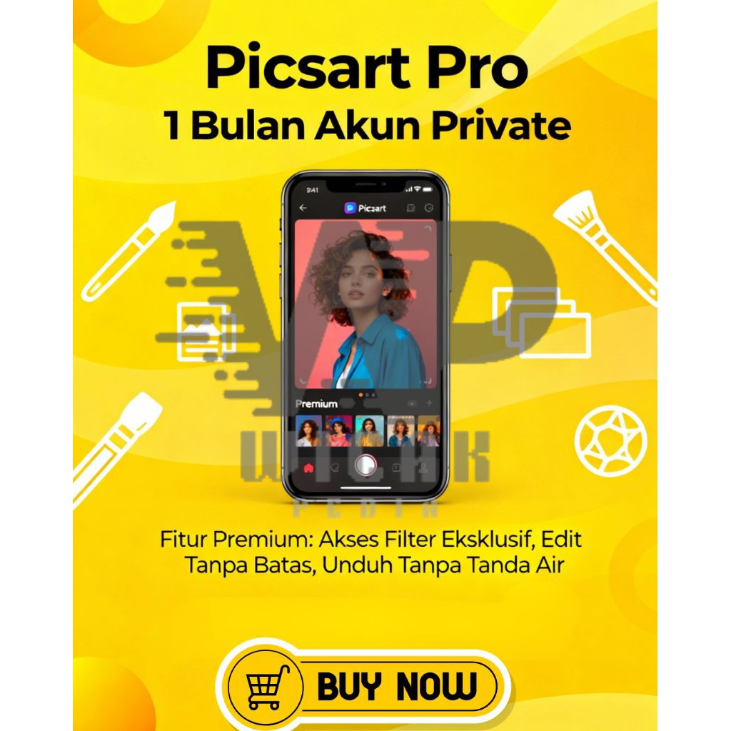 Picsart Pro 1 Bulan Private | Proses Cepat