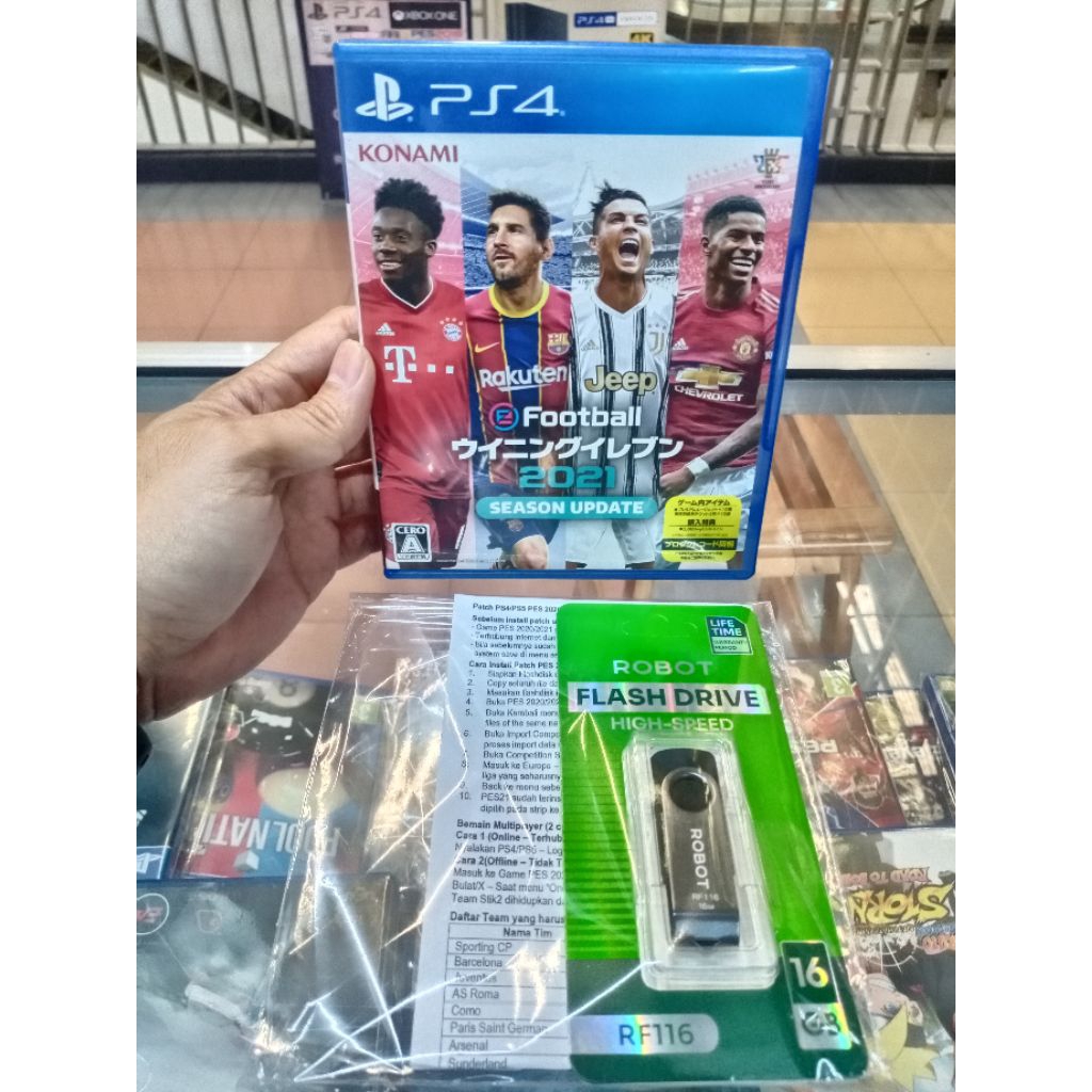 BD PS4 PES 2021 series 2020 2019 2018 2017 2016 2015 game cd kaset bluray pro evolution soccer 20 pl