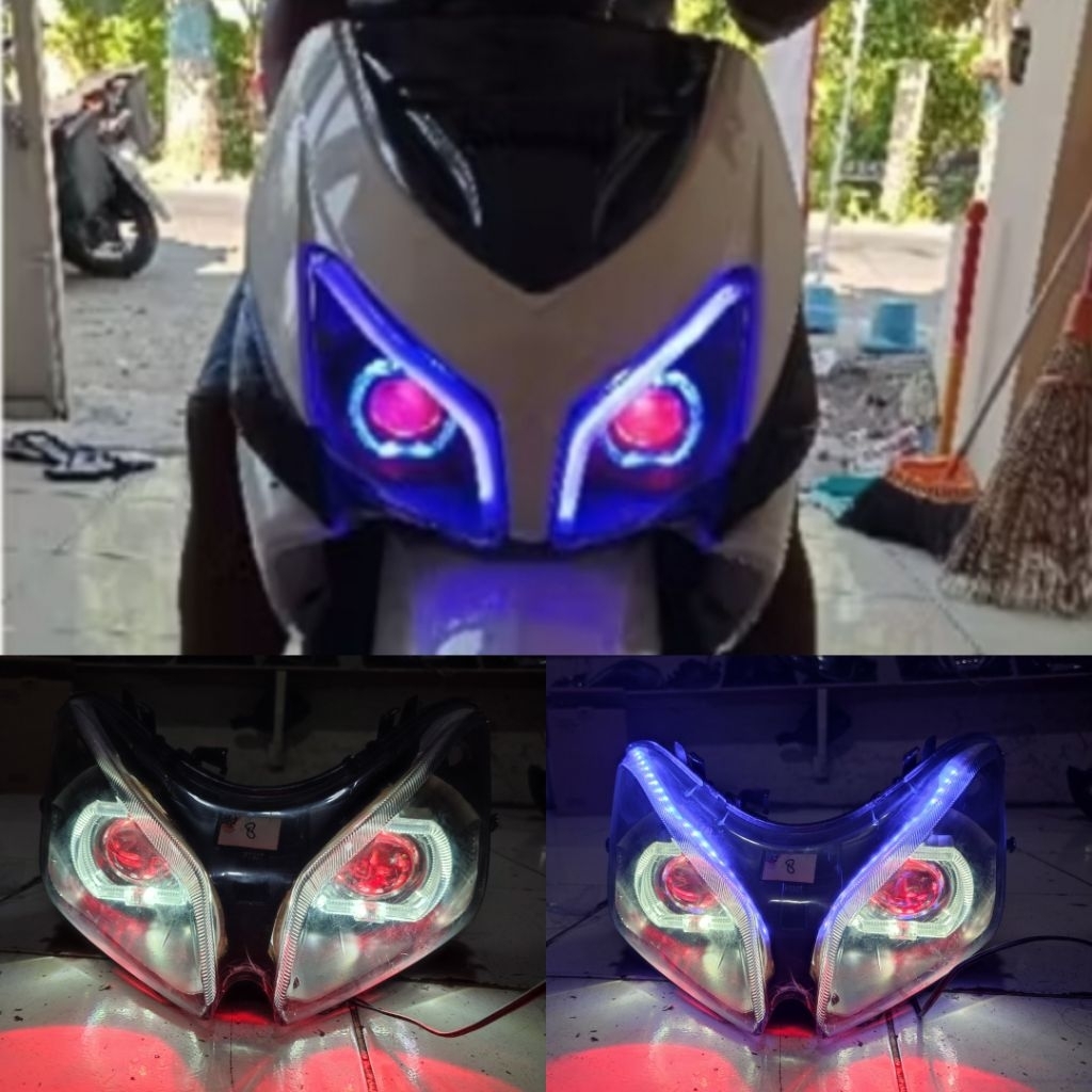 Projie Ala ala Biled Vario 110 Karbu2008/2009 Komnplit custom Headlamp Reflektor