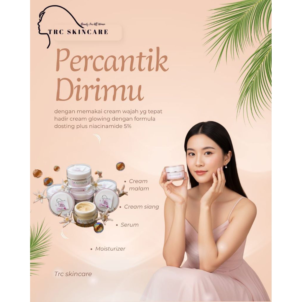 Trc skincare cream glowing terbaru