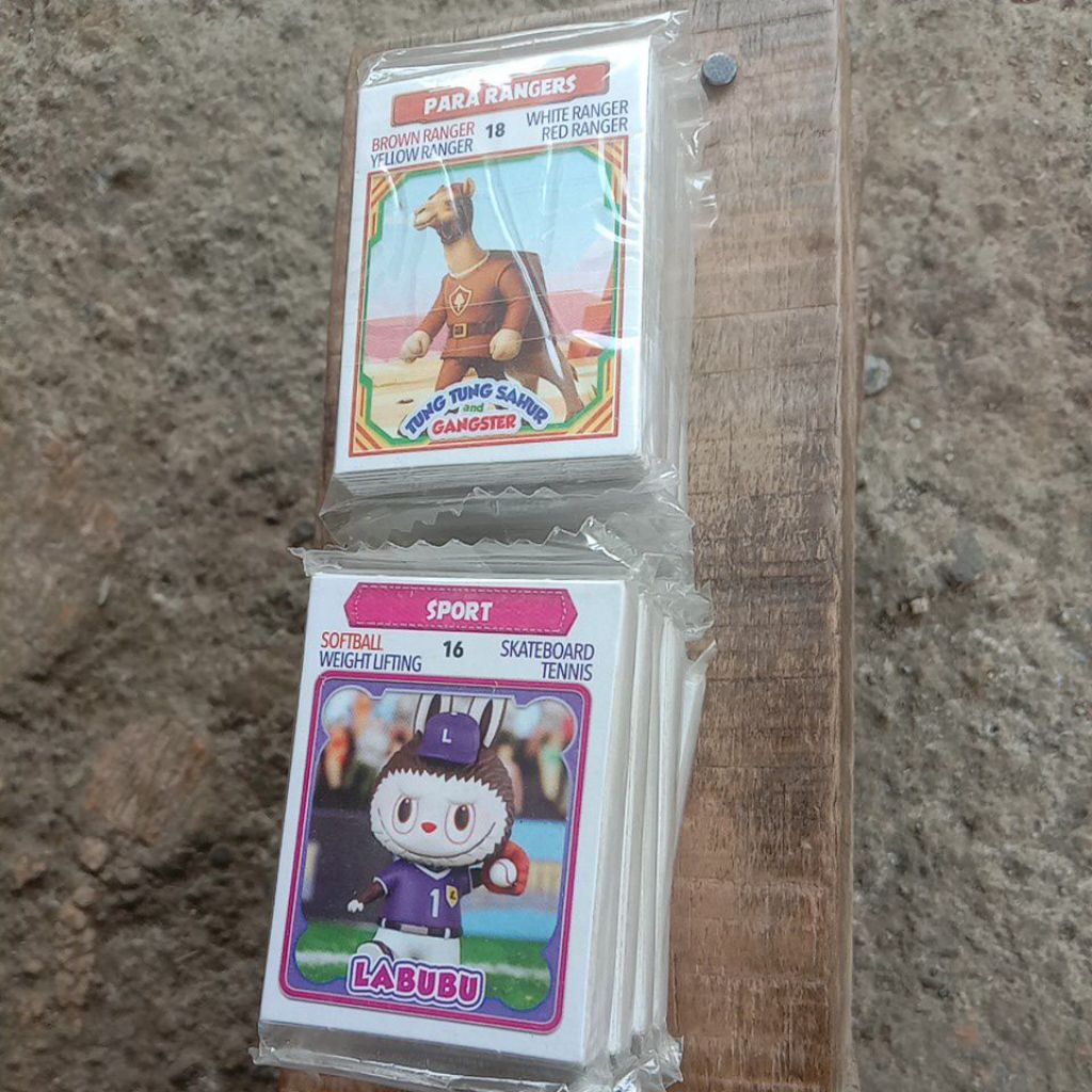 mainan kartu kwartet DG 1renceng