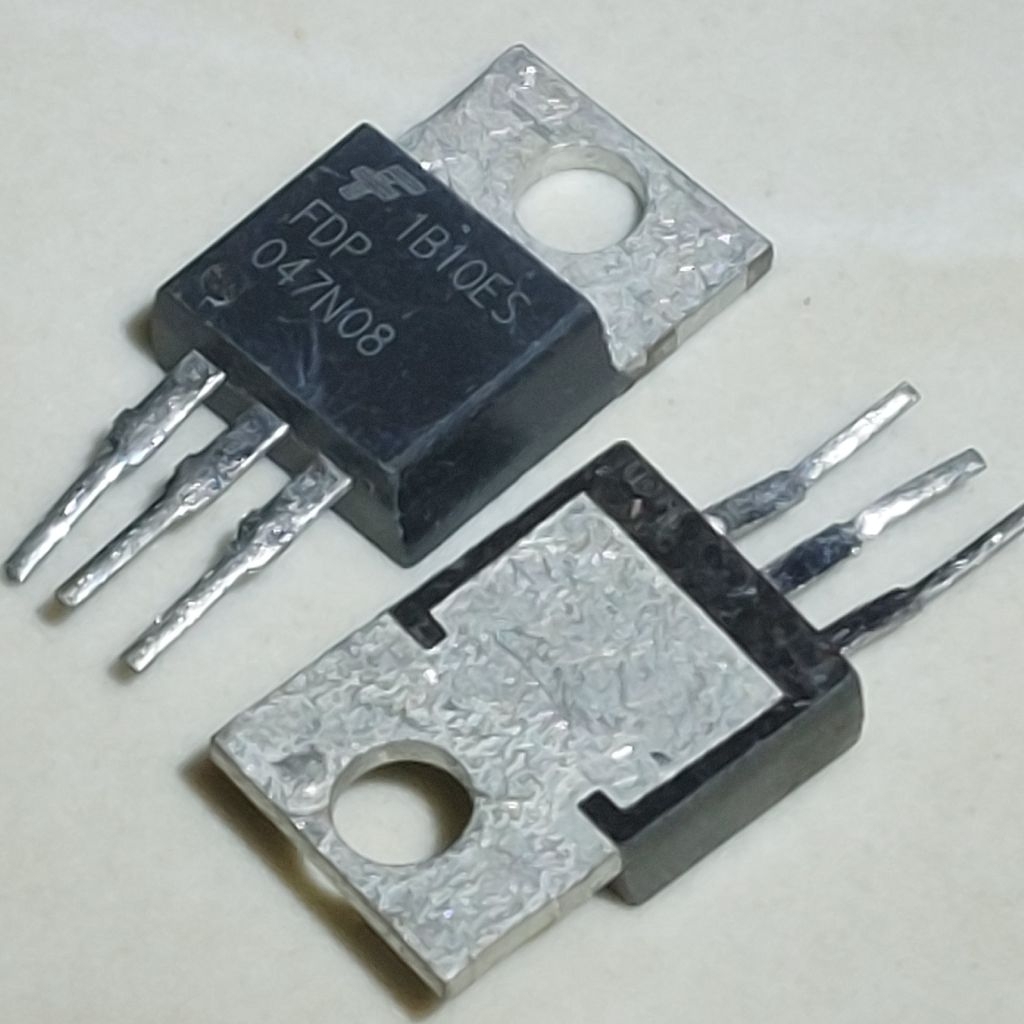 2 Buah 2Pcs FDP 047N08V To-220 047N08 FDP047N08 FDP047N08V Transistor Mosfet FET 75V 164A Fchild ON 