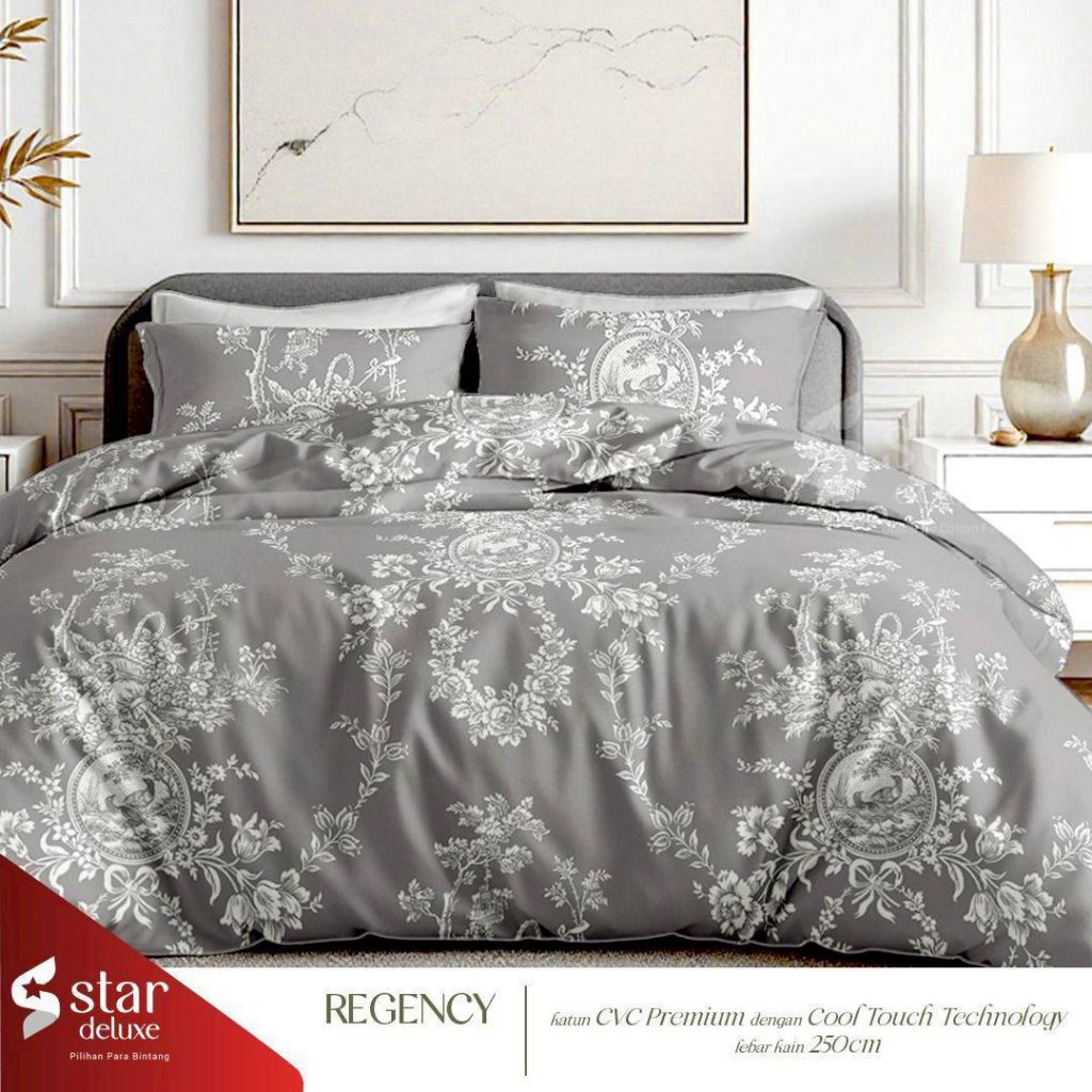 BEDCOVER SET - BEDCOVER KATUN STAR - BEDCOVER HOMEMADE - ISTANA SPREI DEPOK