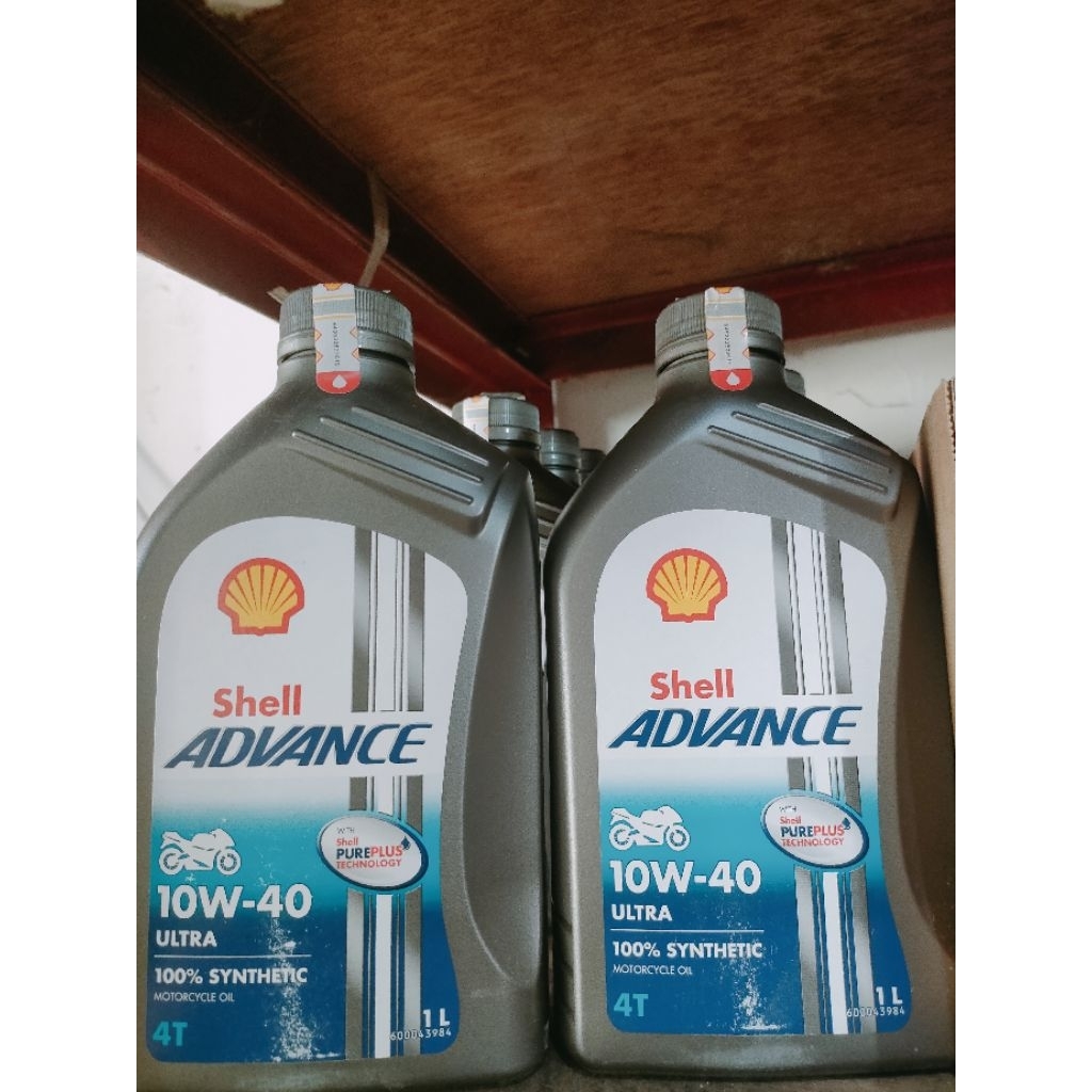 OLI SHELL ADVANCE (10W - 40) ULTRA 4 TAK 1 LITER