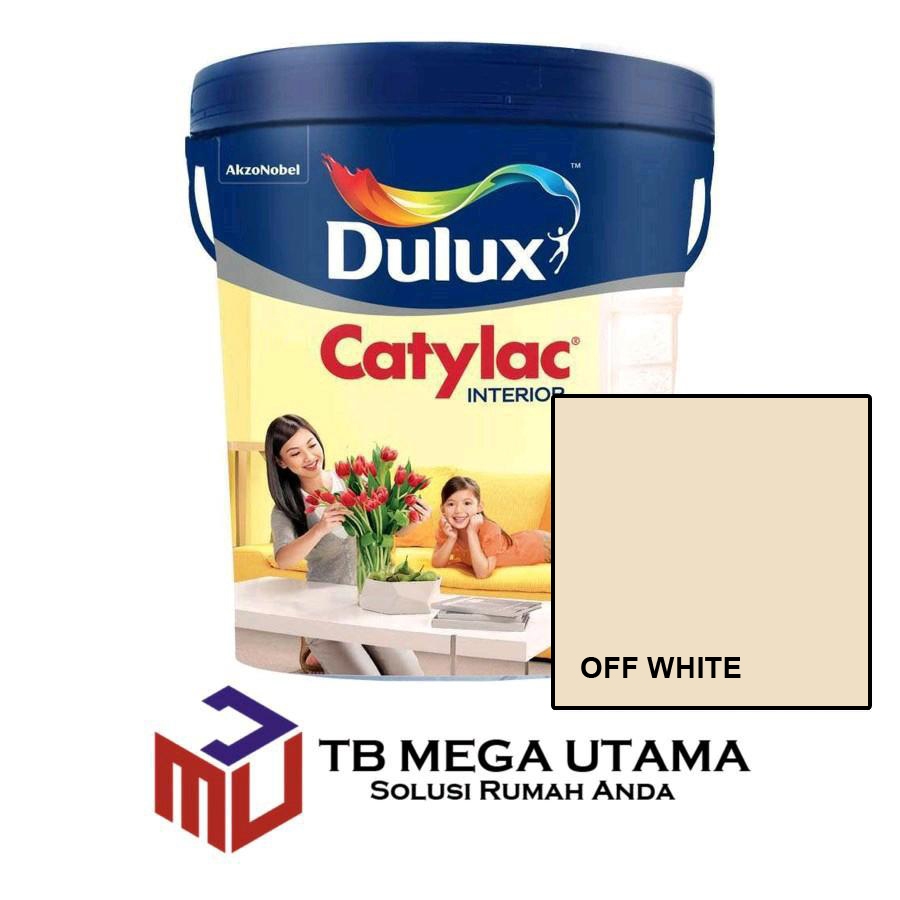 Dulux Catylac Interior Off White 25 Kg | Cat Decorative Tembok Dalam