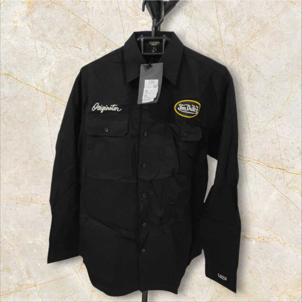 Von Dutch Workshirt Longsleeve 1337 Original | Kemeja Pria Lengan Panjang Von Dutch Original Branded