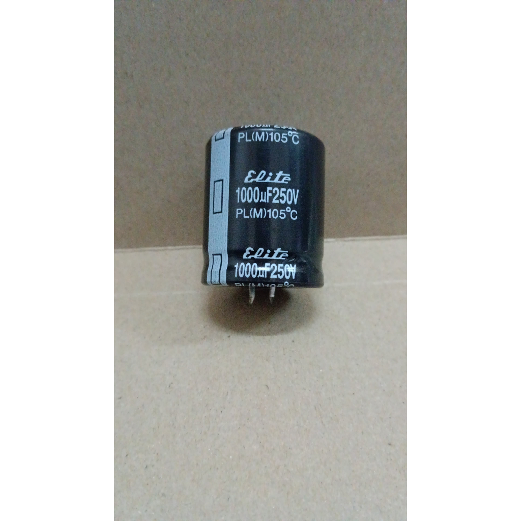 6217 kapasitor elco 1000uf 1000 uf 250v 250volt 250 volt elite korea