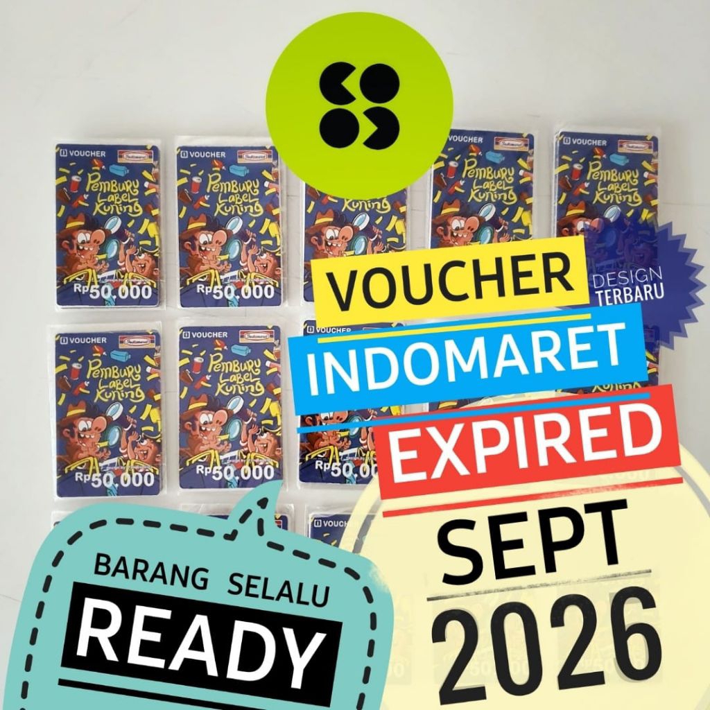 Voucher INDOMARET 50RB 50000 Belanja Murah