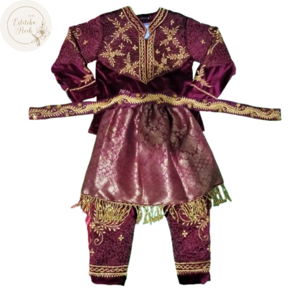 BAJU KARNAVAL ANAK CEWEK ACEH BORDIR BLUDRU TK-SMA