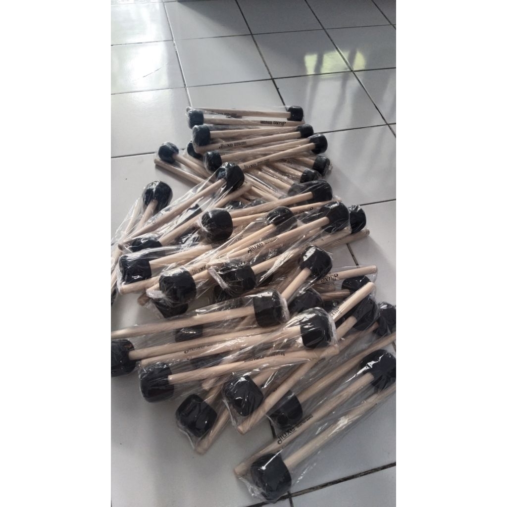 Stik bas drumband (besar & kecil)