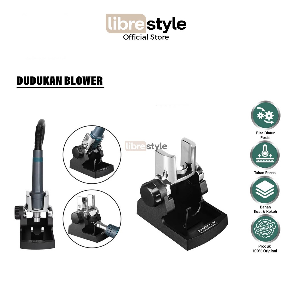 SUGON TJ251 DUDUKAN GAGANG BLOWER ORIGINAL - Dudukan Blower Hot Air Gun SUGON 858 series, 868 series