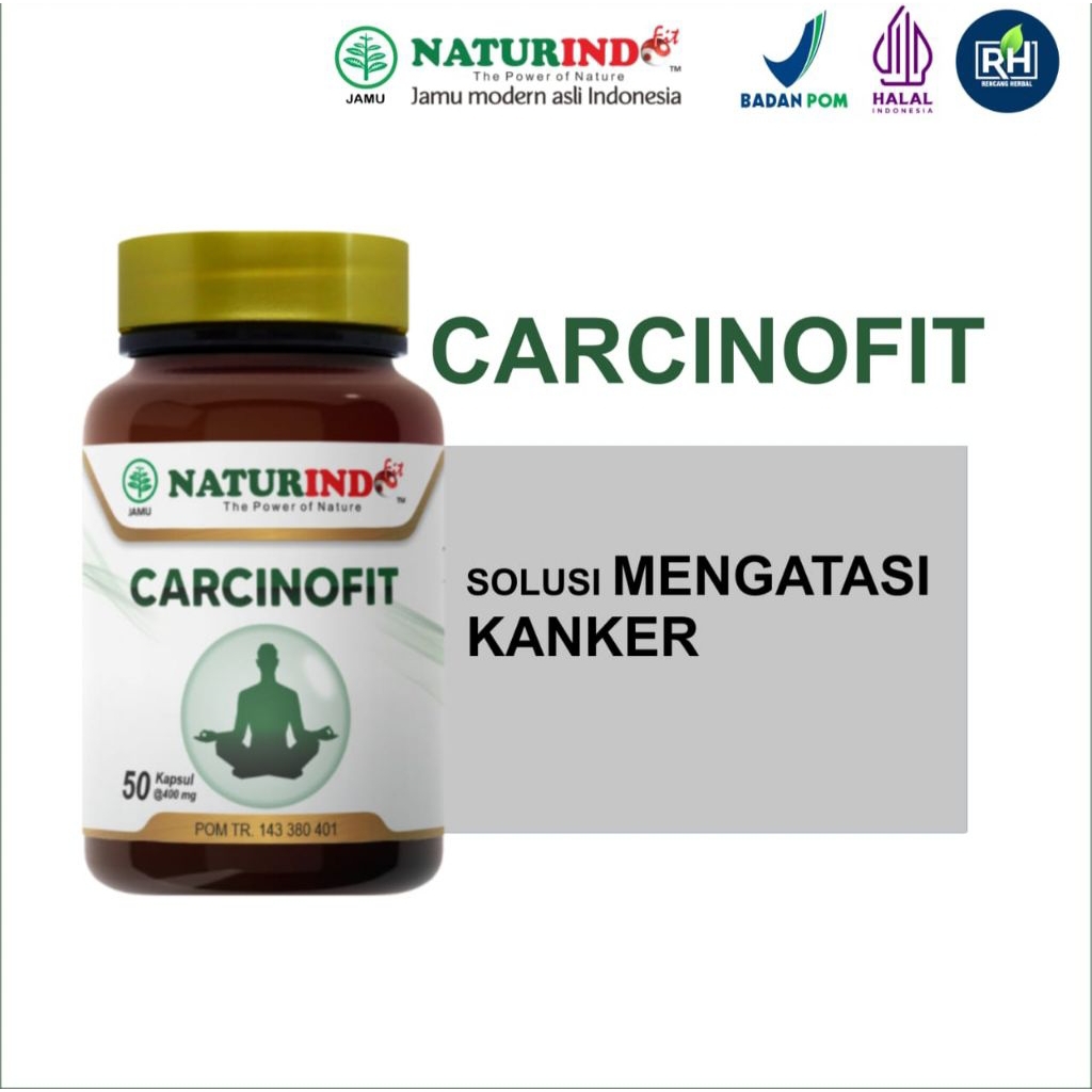 Naturindo Carcinofit Obat Herbal Kangker Payudara Serviks Otak Prostat - KANGKER SERVIKS
