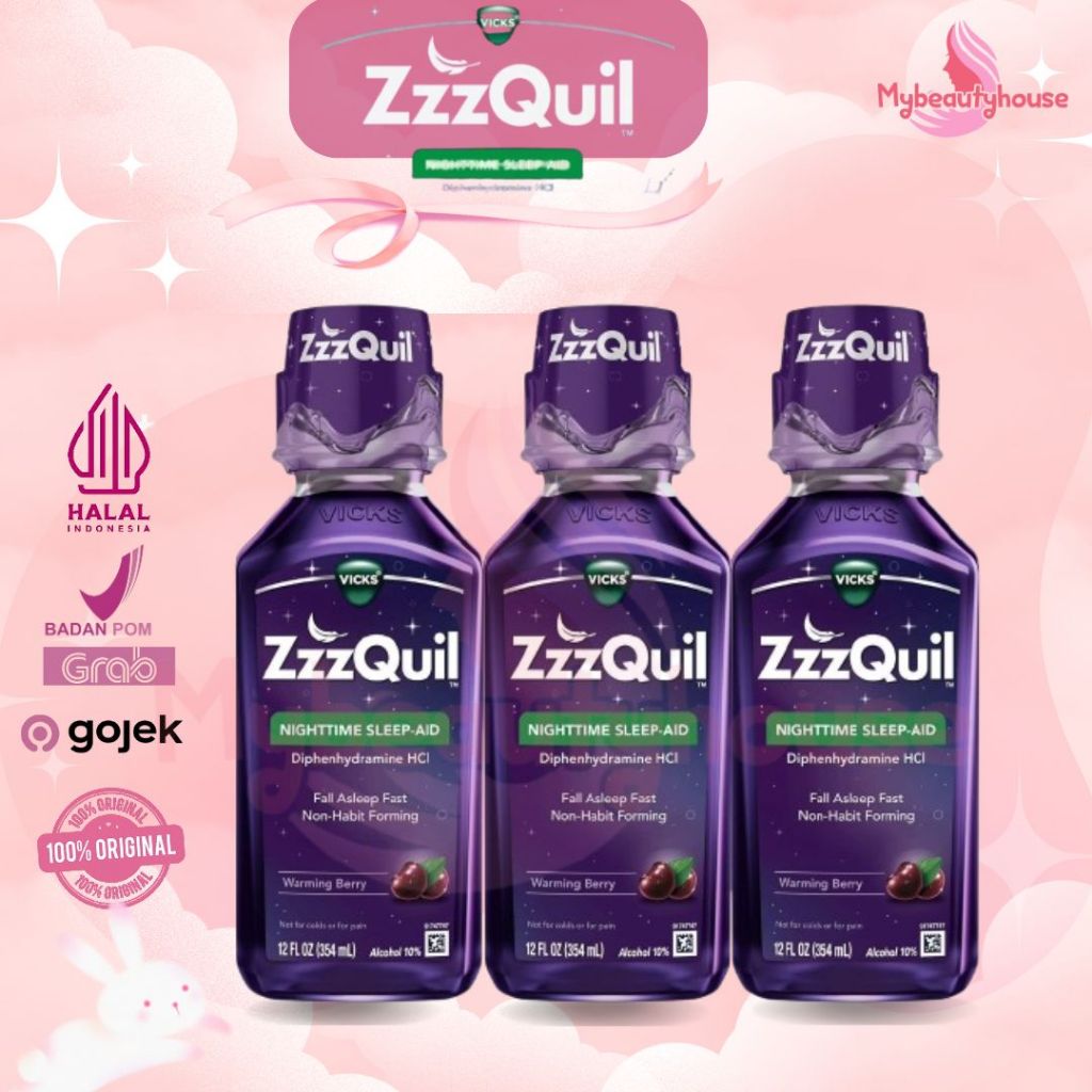 ZzzQuil Nighttime Sleep-Aid Liquid (Berry)