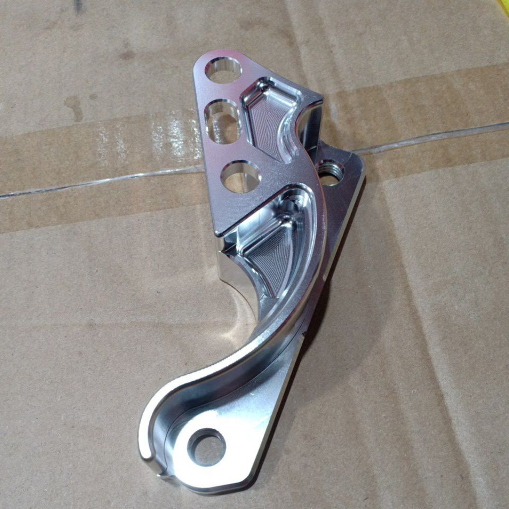 bracket jupiter mx 135 depan kaliper 4p ktc kytaco disc 260mm bottom shock standar/ breket caliper 4