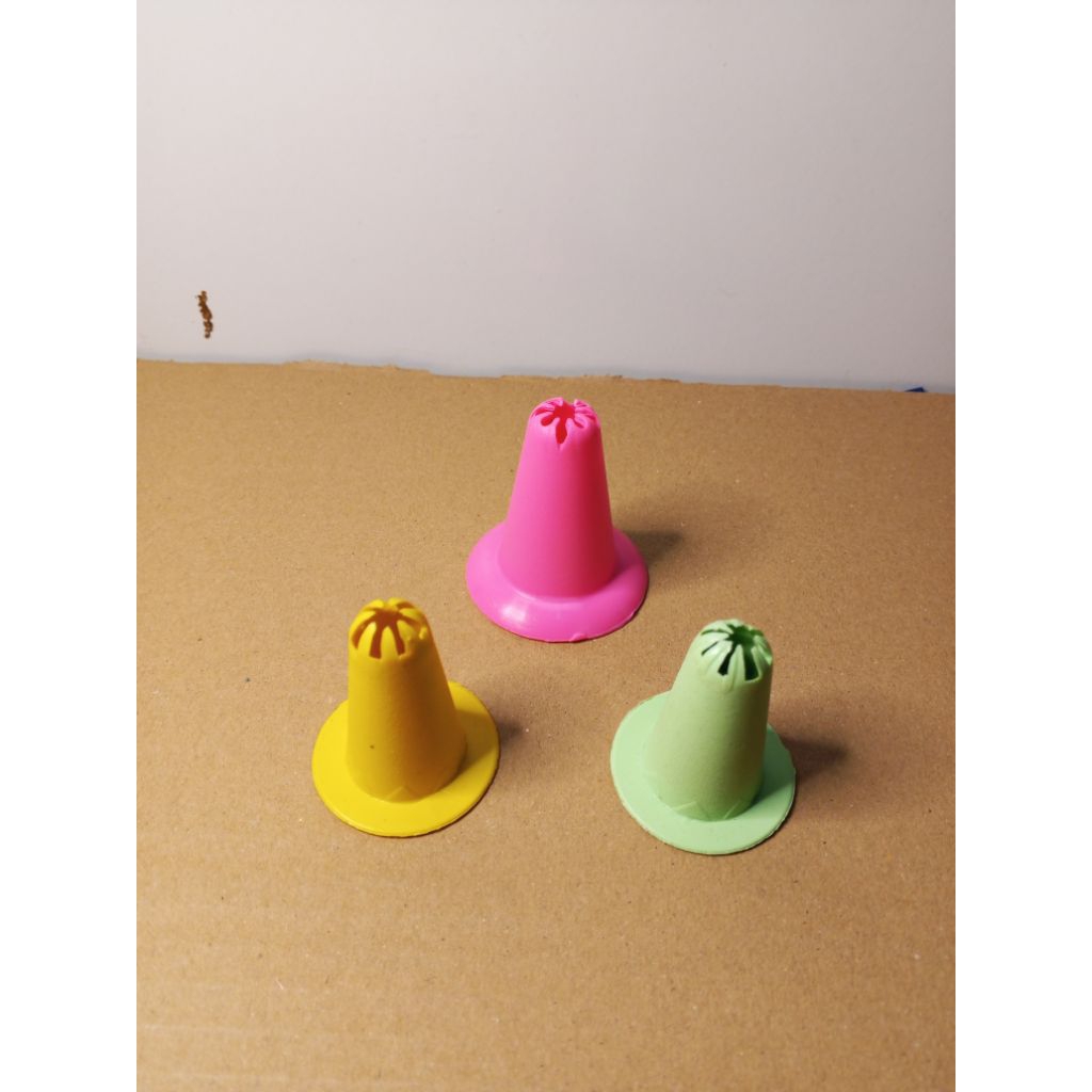 spuit topi plastik/cetakan kue semprit plastik