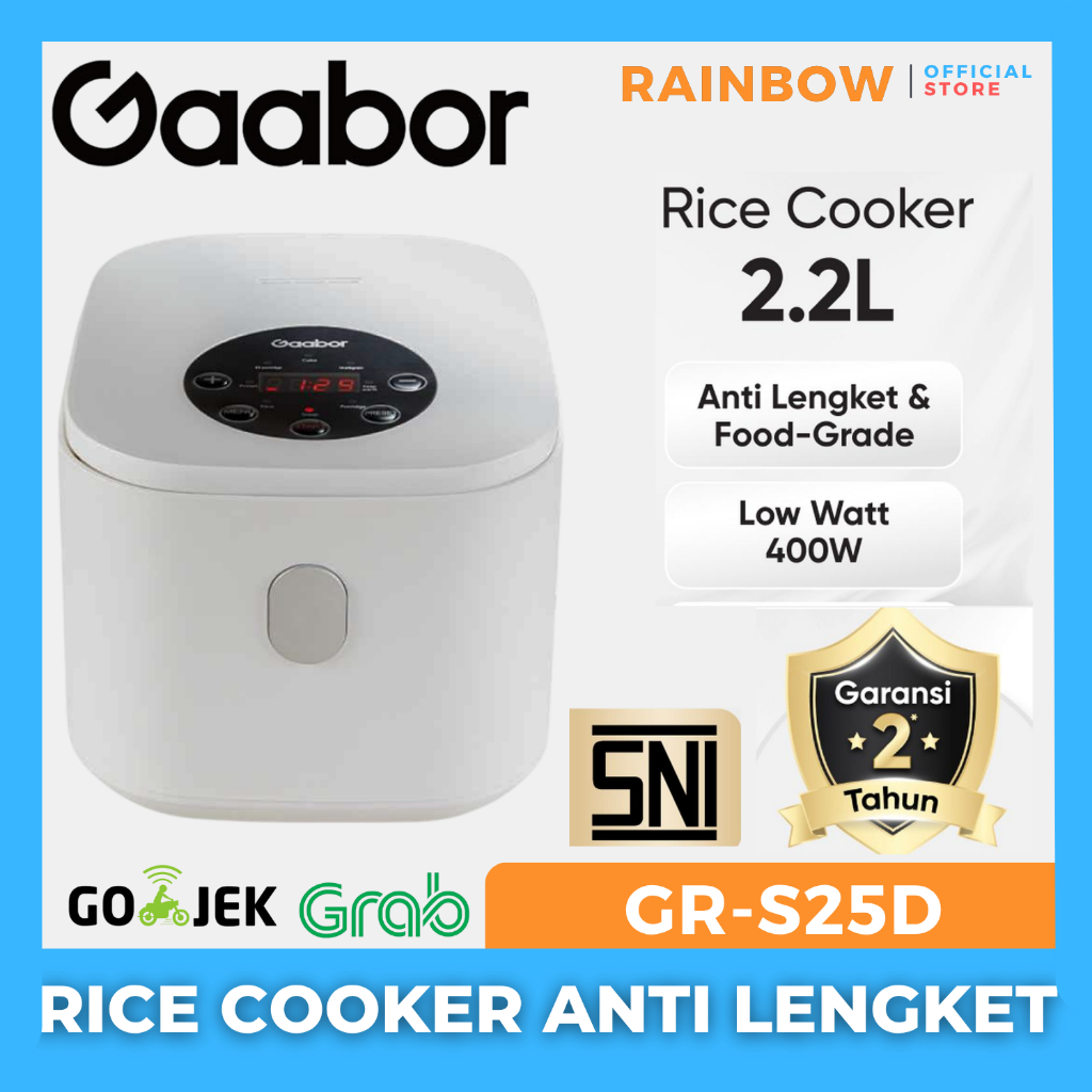 RICE COOKER GABOOR 2,2 LITER - GRS25D