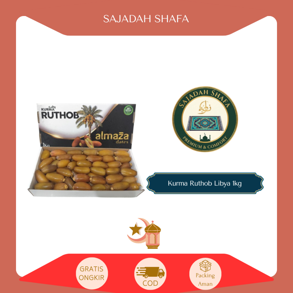 Kurma Ruthob Libya 1kg Kurma Muda Basah Manis