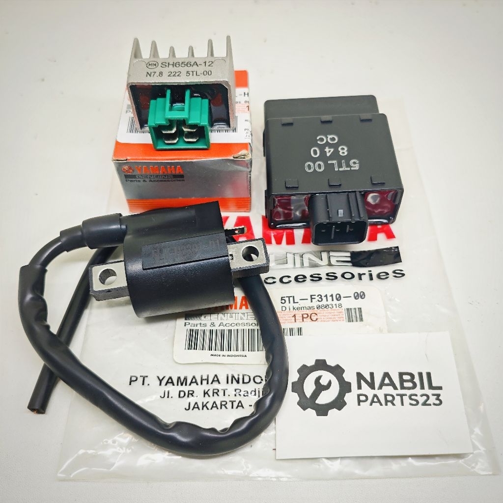 CDI UNIT 5TL KOIL KIPROK 3ITEM YAMAHA MIO SPORTY MIO SMILE MIO SOUL KARBU LAMA ORI
