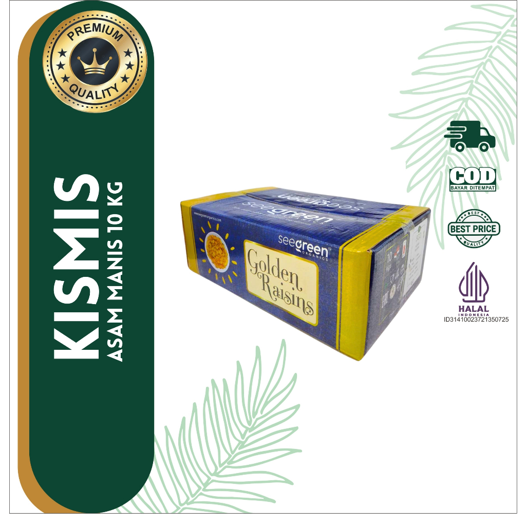 KISMIS ASAM MANIS 10KG GOLDEN RAISINS