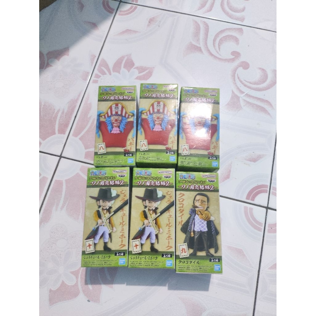 wcf cross guild sir crocodile dracule mihawk buggy the clown original