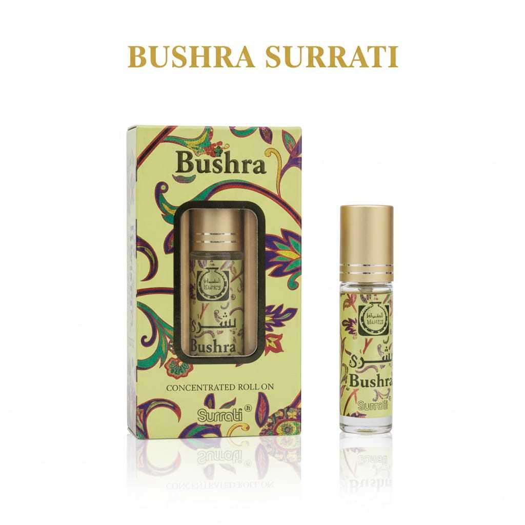 Surrati Parfum Roll On Surrati Bushra 6ml Non Alkohol Original