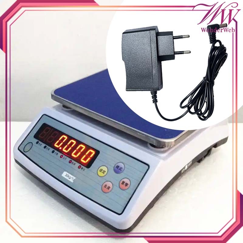 Charger Timbangan Adaptor 6v 500ma Casan Timbangan Digital Cas Timbangan Digital 1.2m Timbangan Digi