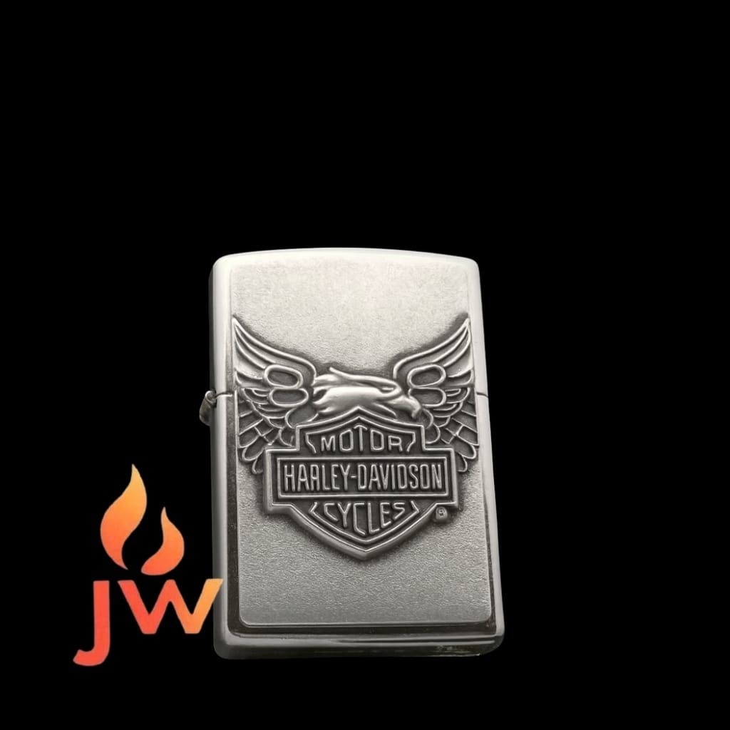 Korek Zippo Motif Harley-Davinson Emblem Elang- Premium