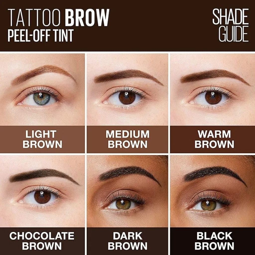 Maybelline Tatto Brow - Alis Tahan Lama 3 Hari, Natural & Anti Luntur