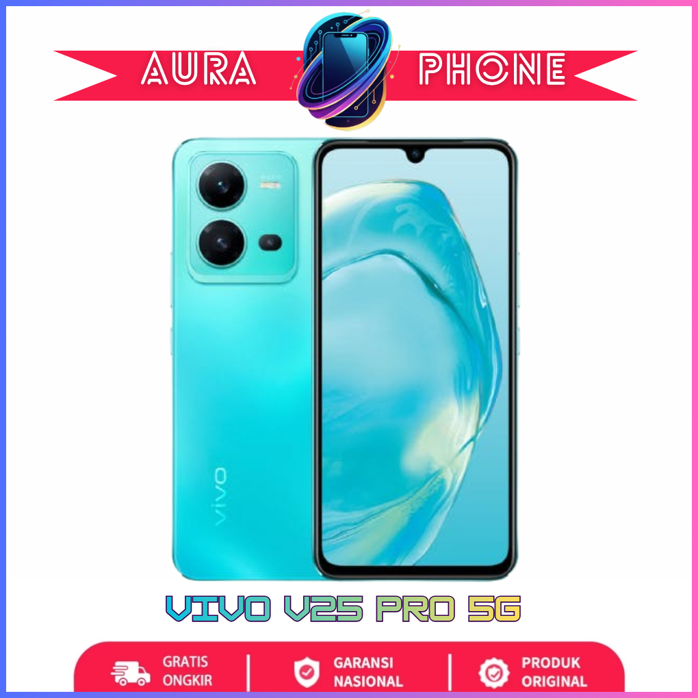 VIVO V25 Pro 5G NFC 20/256GB ( 12GB + 8GB Extended RAM ) Garansi Resmi Vivo
