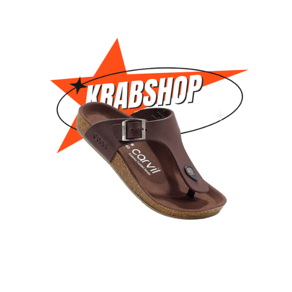PROMO SPESIALSandal Pria Carvil kulit Terbaru / Sandal Kulit Pria / Sandal Jepit Pria / Sandal Asli 