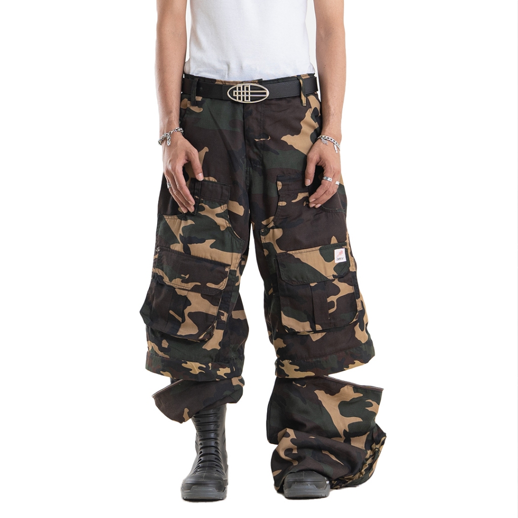 Denimitup 2-IN-1 - Camouflage - Jorts / Cargo Pants