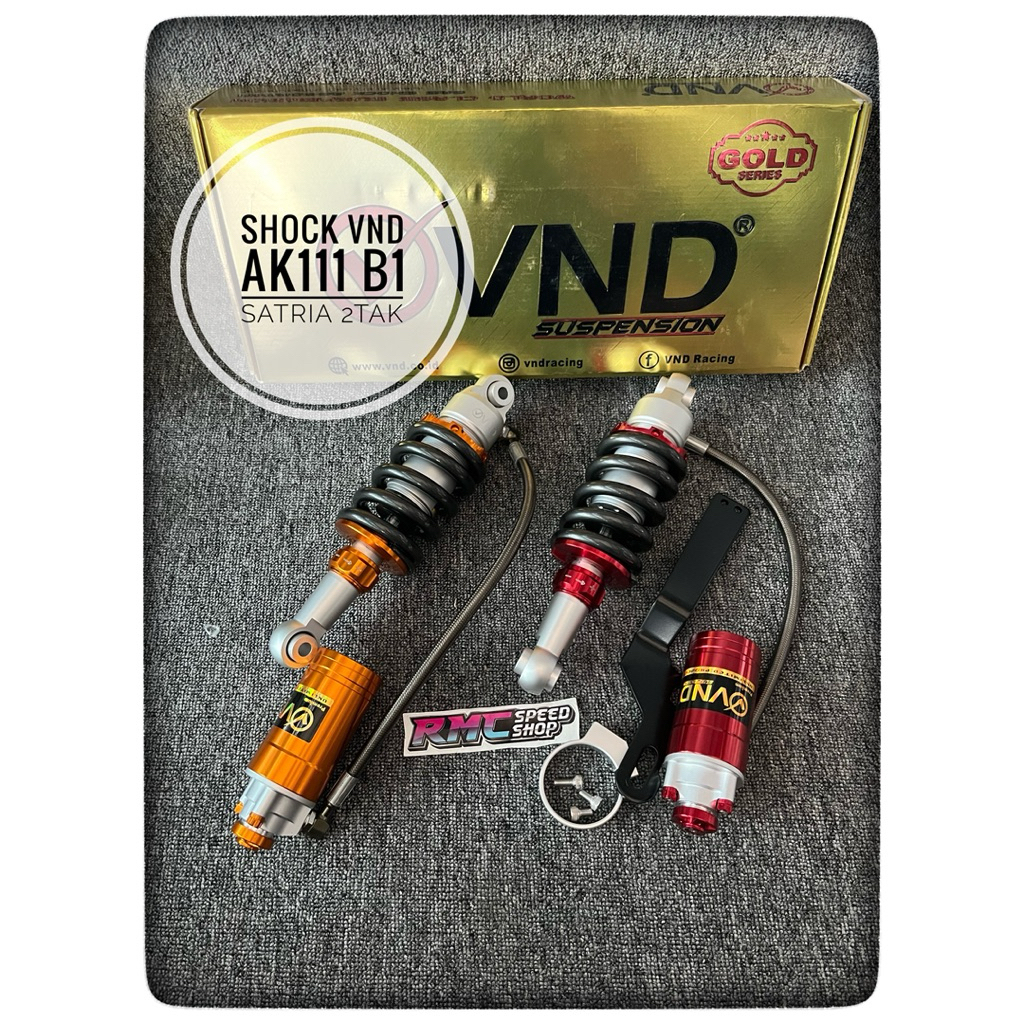 Shock Vnd ak111 pro satria 2tak / Shock tabung satria 2tak Vnd ak111 original klik fungsi