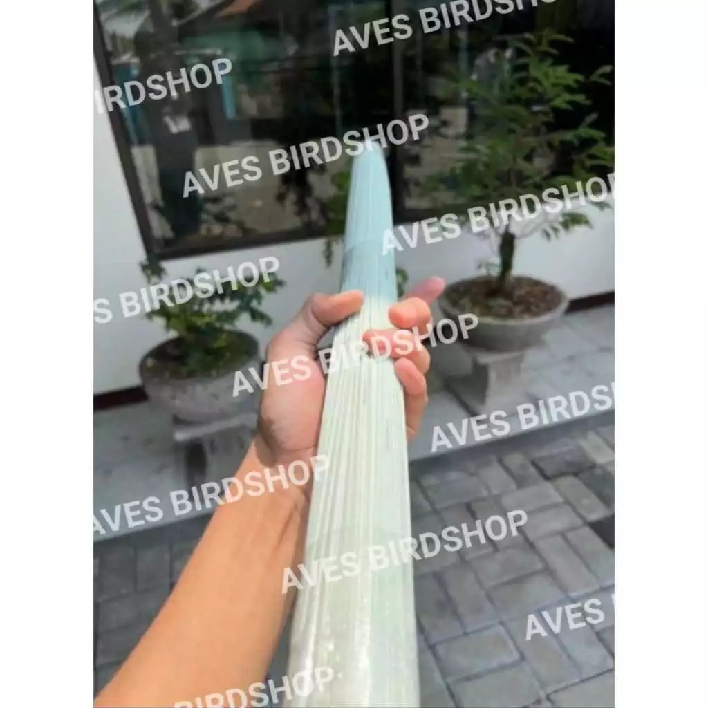 JERUJI FIBER PUTIH SUSU PANJANG 1 MTR PERBATANG