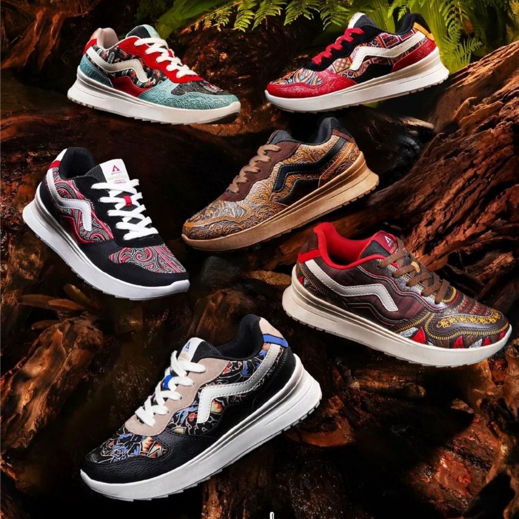 Aerostreet x Nusantara - Sepatu Batik Kolaborasi Aerostreet 100% Original
