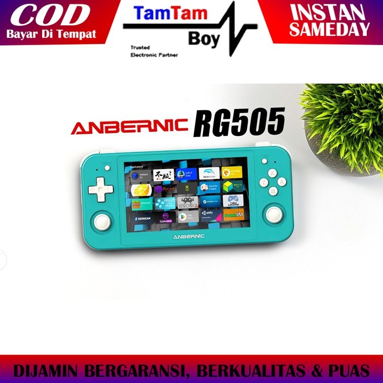 Video Game Console Handhled Portable Anbernic RG505 5inch 4GB 128GB GameBoy Retro Classic Dual OS An