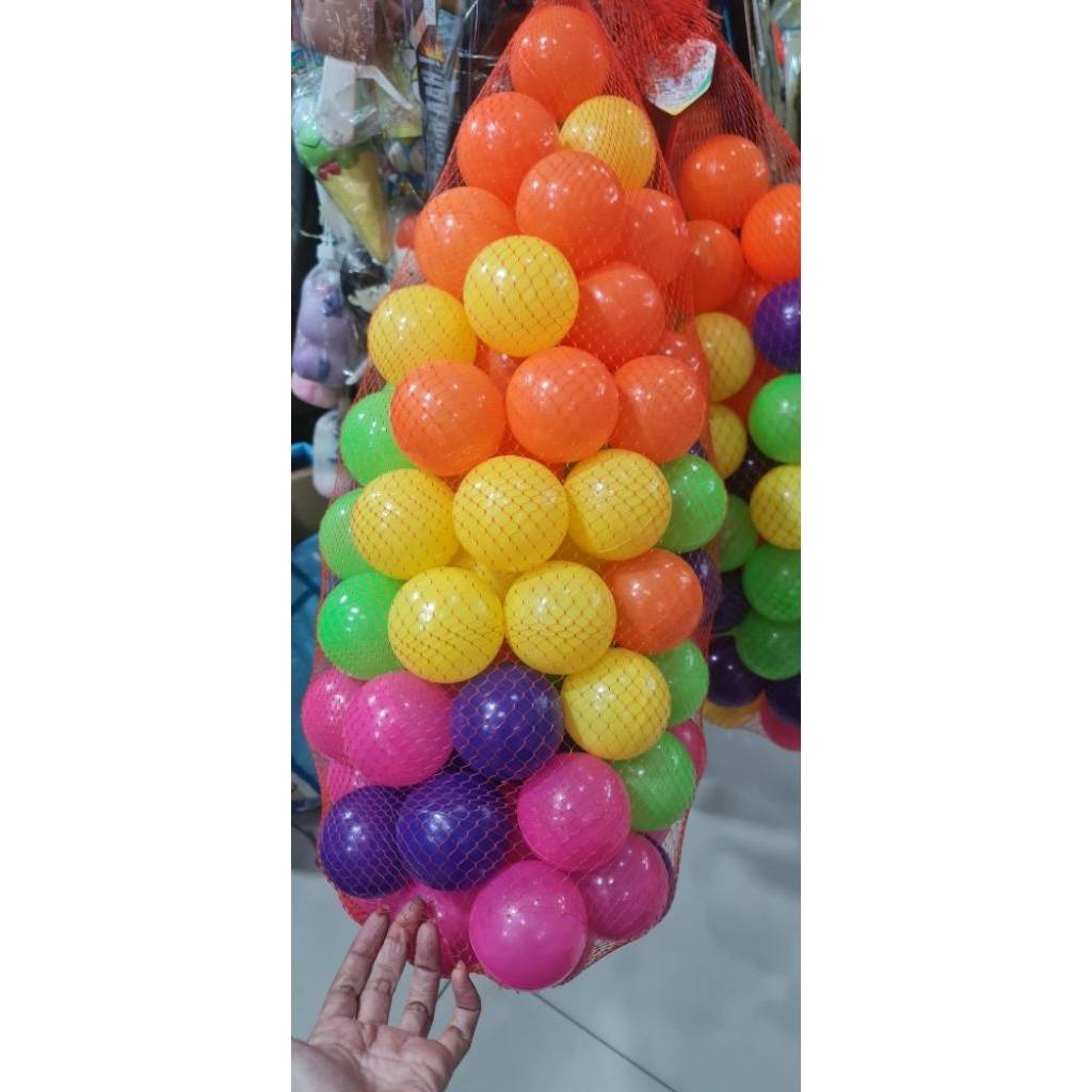 MANDI BOLA WARNA WARNI BOLA PLASTIK WARNA WARNI BOLA MAINAN ANAK 100PCS