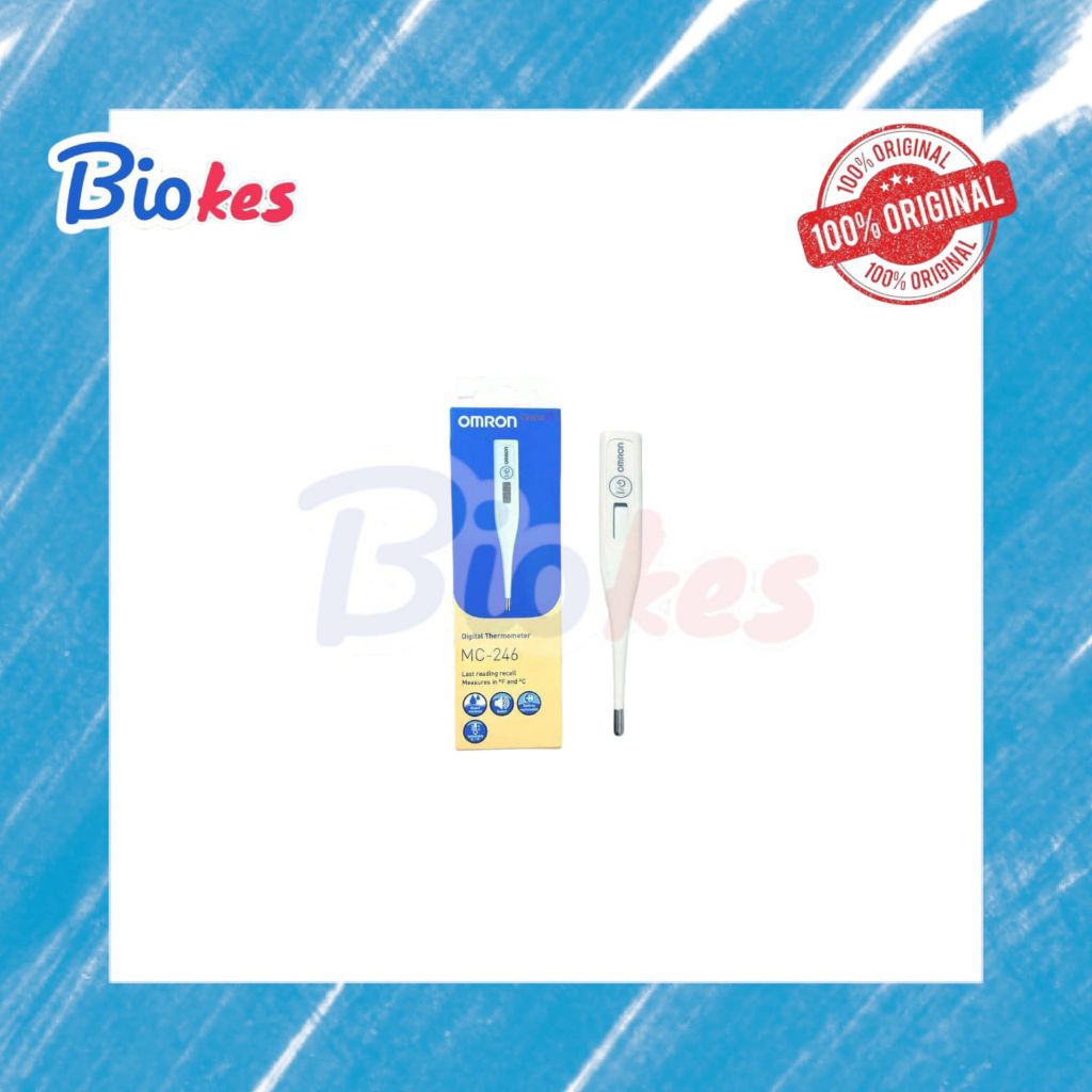 TERMOMETER OMRON MC-246 alat ukur suhu badan