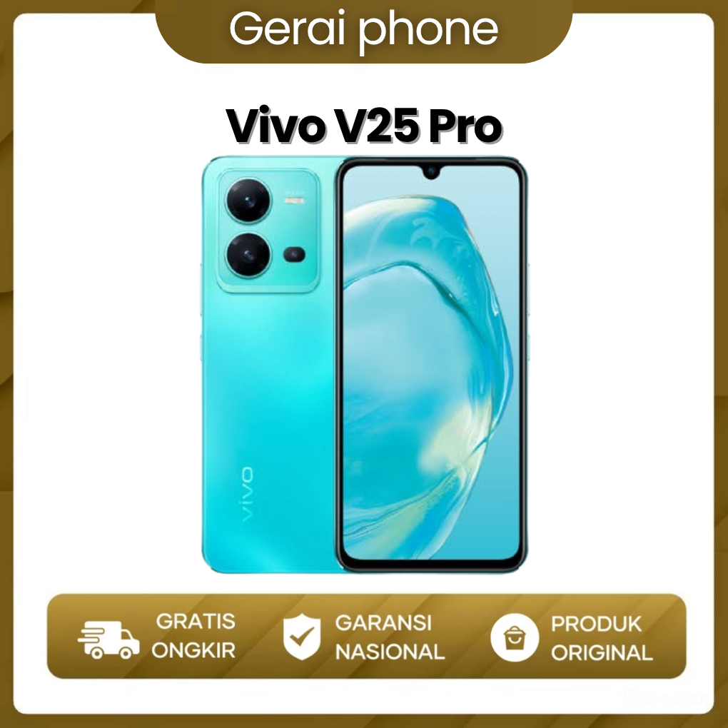 VIVO V25 Pro 5G NFC 20/256GB ( 12GB + 8GB Extended RAM ) Garansi Resmi Vivo