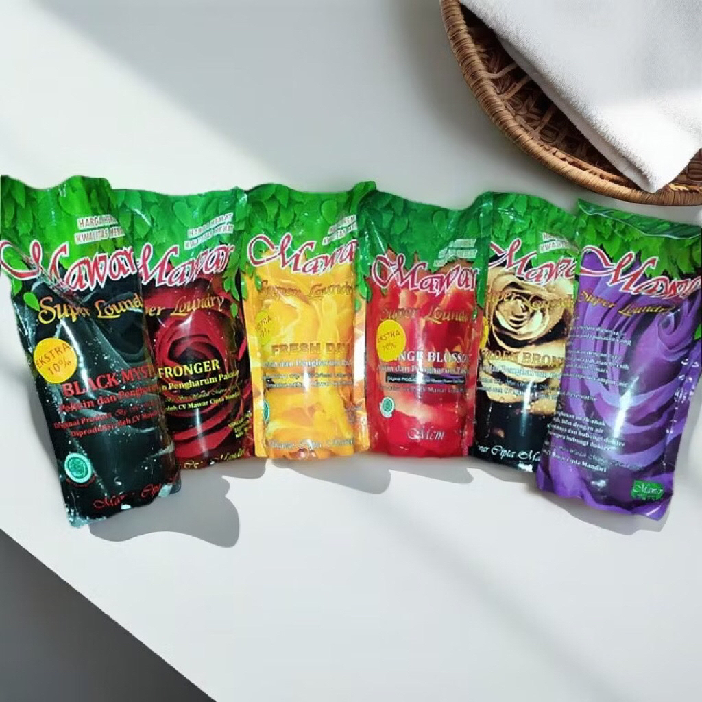 Mawar Super Laundry Pewangi Pengharum Pakaian Baju