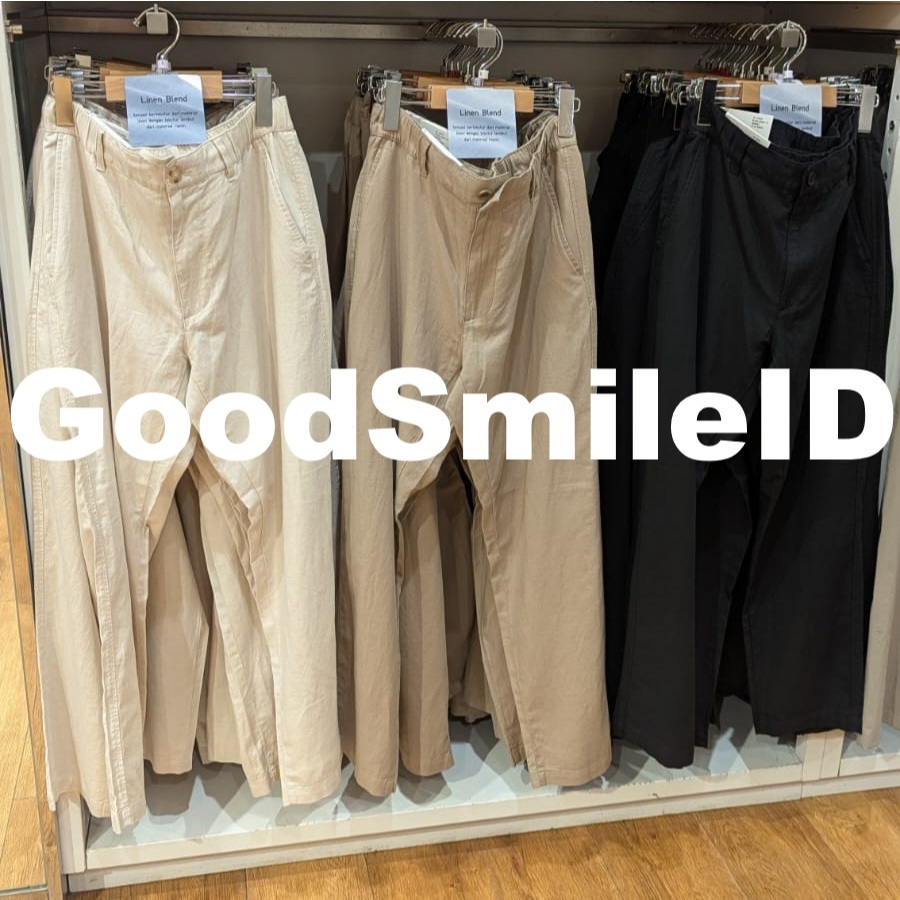 SALE Men Celana Rileks Linen Blend Panjang Relaxed Pants Pria Wanita UNIQLO JASTIP