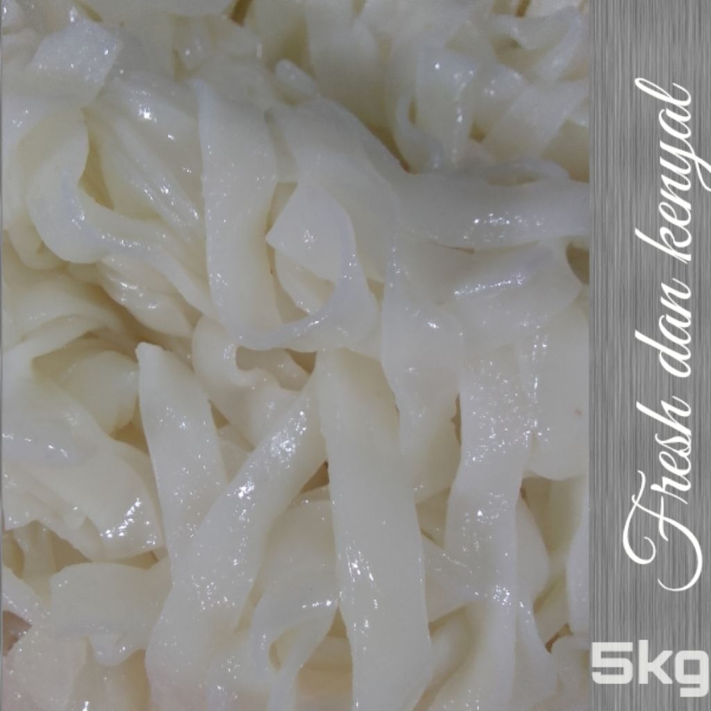 kwetiaw/mie lebar dan segar 5kg